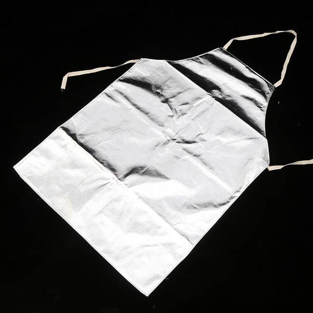 2 uds. de delantales de papel de aluminio, guantes, mangas, a prueba de aceite, 1 par de delantales de trabajo, protectores de pie ligeros, traje para delantales 110cm 70cm BLESIY Delantal impermeable