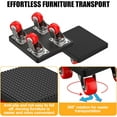 thumbnail image 6 of ZEN Furniture Dolly, Anti-Slip Heavy Duty Furniture Movers with 360° Rotation Wheels, Dolly Kit Movers Sliders with Furniture Lifter for Moving Appliance,Sofa,Mattresses,Heavy Objects Up to 1100 lbs, 6 of 8