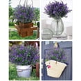 thumbnail image 2 of 10 Bundles Artificial Lavender Flowers Artificial Flowers and Plants UV Resistant Plastic Outdoor Indoor Purple Fake for Home Decor Spring Garden Farmhouse Porch Pot Window Box Wedding Home, 2 of 5