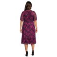 thumbnail image 3 of Terra & Sky Women's Plus Size Smocked Mesh Dress, 3 of 5
