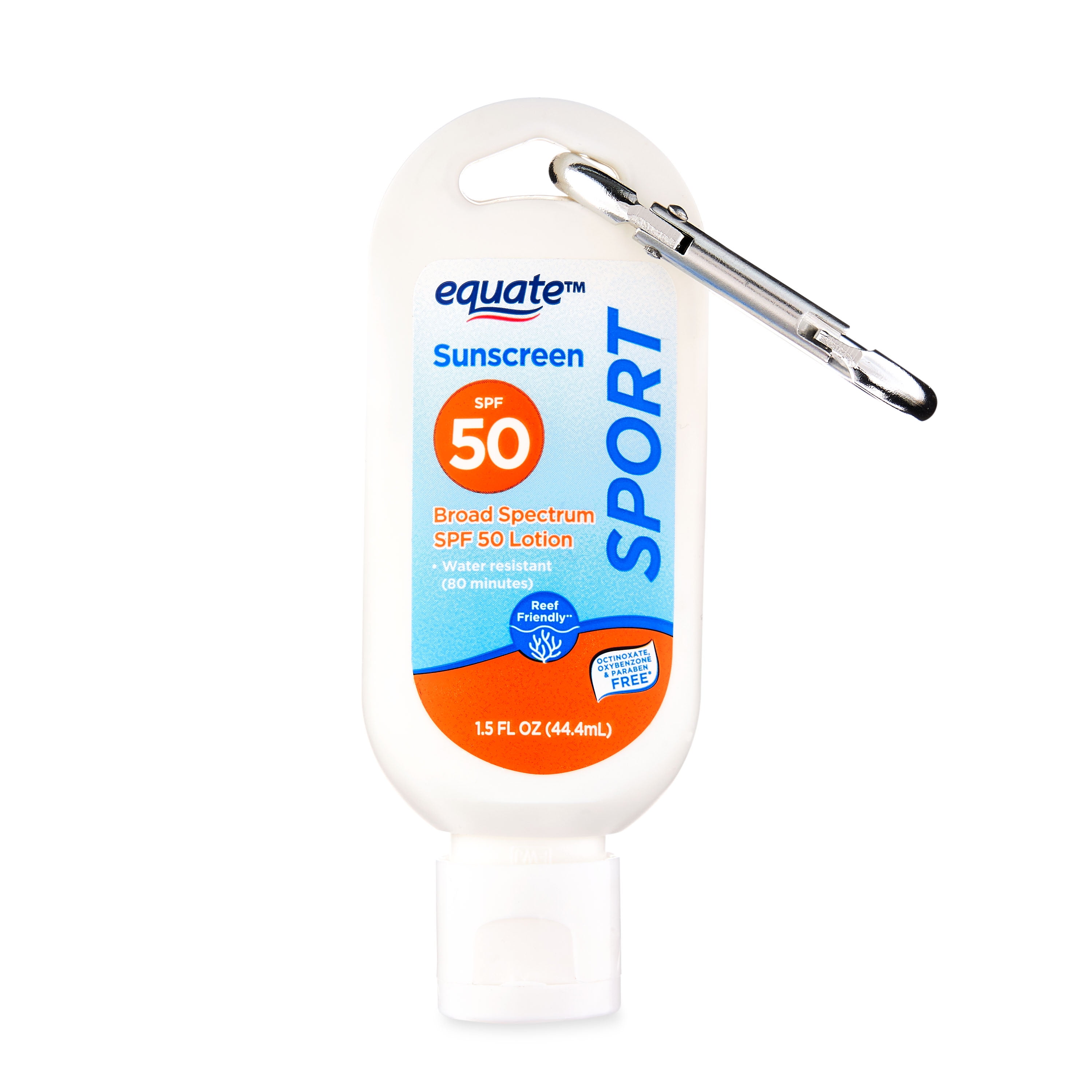 Equate Sport Broad Spectrum Sunscreen Lotion, SPF 50, 1.5 fl oz