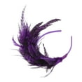 thumbnail image 4 of Unique Bargains 1 Pc Headband Fashion Feather Hair Accessories for Women Purple, 4 of 5