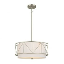 52075SN Kichler Lighting Birkleigh - 3 Light Convertible Semi-Flush Mount In Art Deco Style-9.5 Inches Tall-Satin Nickel Finish