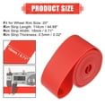 thumbnail image 3 of Unique Bargains Bike Bicycle Wheel Rim Strip Rim Tape Liner Inner Tube Protection Band Pair Red-20in, 3 of 7