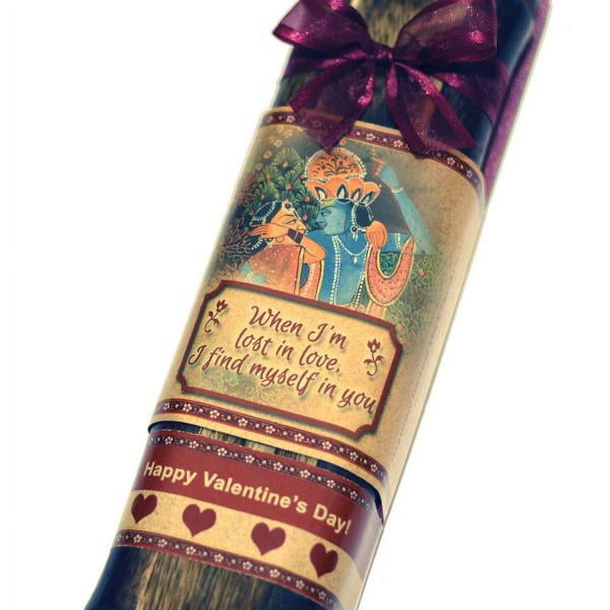 Incense Gift Set - Bamboo Burner + 3 Harmony Incense Packs for Romance & Love Greeting - Lost in Love