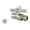 Nickel, variant on Kingston Brass CC43251X 1/2" Sweat x 3/8" O.D. Comp Straight Shut Off Valve, Polished Chrome
