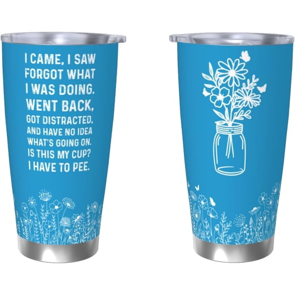 Best Friend 20oz Insulated Tumbler I Came I Saw Forgot Funny Gifts for Women & Men Stainless Steel with Lid Ideal for Friendships