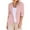 Pink, variant on Linen Blazer Jackets for Women Casual Summer Lightweight Cardigan Plus Size Half Sleeve Office Pockets Lapel Blazer Fully Ladies Plain Open Collared Office Formal Tops Size S-5XL