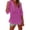 Hot Pink, variant on Women's Hooded Linen Beach Cover Up, Long Sleeve Deep V Neck Pocketed Shirt, Bikini Coverup for Vacation, Pool, Beach Days, and Casual Summer Outfits White XL
