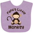 thumbnail image 3 of Inktastic Papas Little Monkey Boys Funny Boys or Girls Baby Bib, 3 of 4