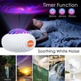thumbnail image 3 of Star Projector, 14 Colors Flying Saucer Aurora Projector Galaxy Projector for Bedroom, Rechargeable Galaxy Night Light with 5 White Noise for Kids Adults, Home Theater, Ceiling, Birthday Gift, 3 of 8