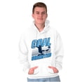 thumbnail image 4 of Athletic Soccer Fan Goal Oriented Pun Hoodie Hooded Sweatshirt Men Brisco Brands M, 4 of 6