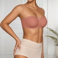 thumbnail image 2 of Krdevn Women's Seamless Strapless Bra No- Support Push-Up Bralette for Summer,L, 2 of 5