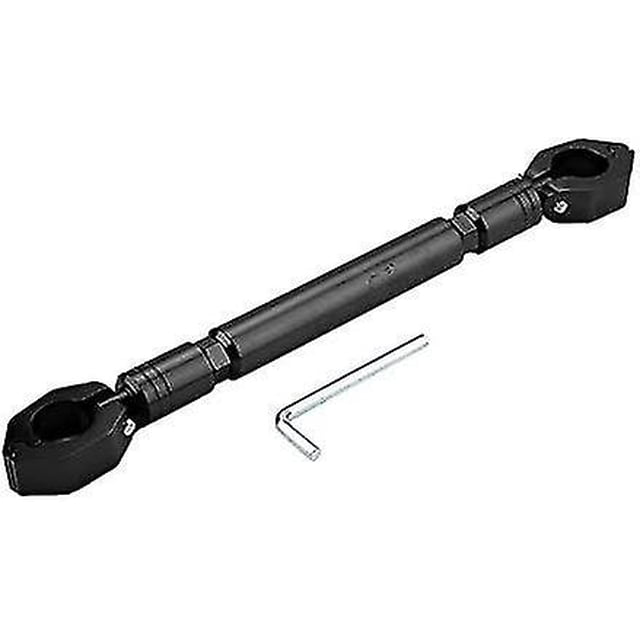 Universal Adjustable Aluminum Alloy Motorcycle Handlebar Clamp Bar (black)