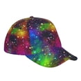 thumbnail image 3 of Daiia Bright Universe print Baseball Cap Men Women Golf Dad Hat Adjustable Original Classic Low Profile Hat Unconstructed Plain Cap, 3 of 9