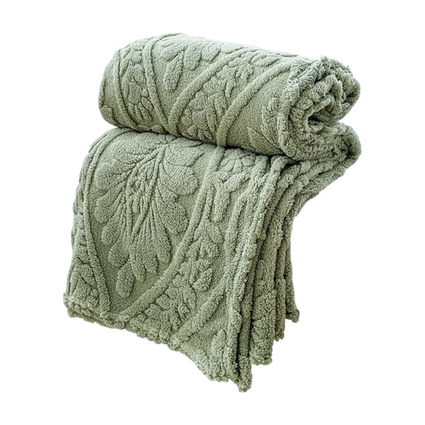 Manta de franela suave y mullida para siestas y descanso. Funda acogedora para cama o sofá. Manta cálida y lavable para el hogar, la oficina o los viajes.