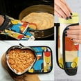 thumbnail image 5 of Yayeee Oven Mitts and Pot Holder Set of 2 Heat Resistant Kitchen Gloves Baking Hot Pad, Modern Cocktails, 5 of 5