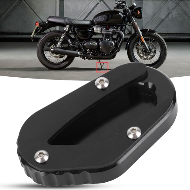 Ampliador De Soporte Lateral, Resistencia Al Desgaste Placa De Soporte Con Base Firme Superficie De Contacto Grande Alta Resistencia Para Bonneville T100 2018-2020