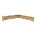 thumbnail image 1 of BBF Studio C - Receptionist desk raised panel - 90�� corner - natural maple, 1 of 3