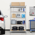 thumbnail image 2 of Yaheetech 5 Tiers Storage Shelf with Adjustable Racks, Silver, 2 of 8