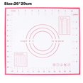 thumbnail image 1 of Nonstick Food Grade Slicone Knead Dough Rolling Mat Dual mat; Silicone baking mat Scales Measurement Baking Pad Kitchen Accessory, 1 of 8
