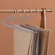 thumbnail image 5 of Percha para pantalones en forma de Z, antideslizante, resistente, de hierro, con diseño compacto para armarios individuales. 1 percha para pantalones en forma de Z, Aestivo | Gris | AESTIVO, 5 of 7