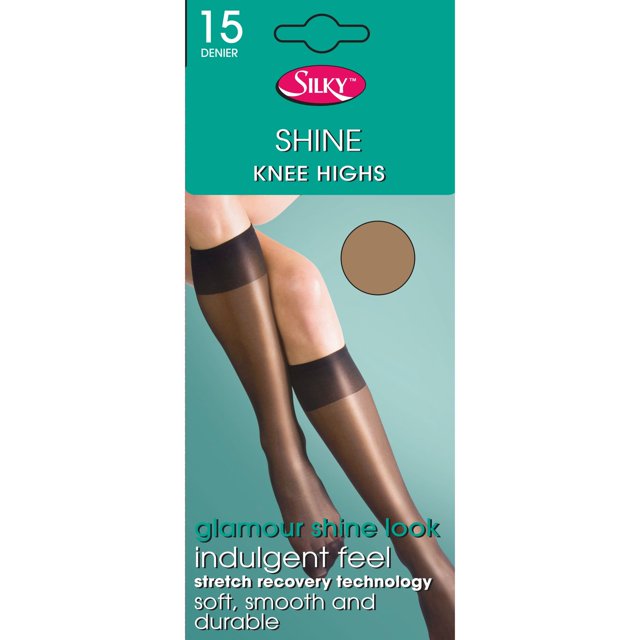 Silky Genouillères Brillantes pour Femmes (1 Paire)