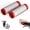 White, variant on Universal Silicone Handlebar Grip Covers with End Caps, Ergonomic Non-Slip Wrap-Around Motorcycle Grips for Dirt Bike, E-Bike, Scooter