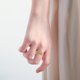 thumbnail image 4 of unbranded Anillo Ajustable De Y Dorado Para Mujer Anillo De Fantasía Único Y Apilable, 4 of 6