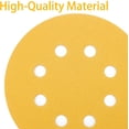 thumbnail image 2 of Sanding Discs,5-Inch 8-Hole Hook and Loop Sanding Discs, Orbital Sander Sandpaper Discs, 100Pcs Round Sandpaper Set, 220-Grit, 2 of 7