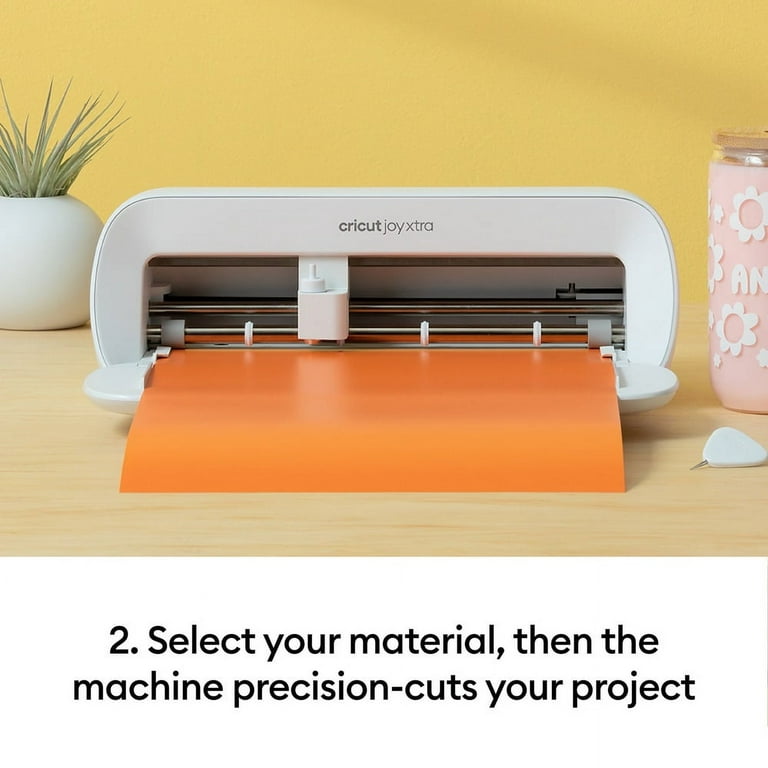 Cricut Joy Xtra Machine with Permanent Smart Vinyl, Transfer Tape, Tools  Set