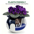 thumbnail image 5 of BUYMAX 6 inch Self-Watering Planter, African Violet Pot for Indoor Plants, Ocean Blue Reactive Glaze, Stoneware Ceramic Flower Pot for Home & Office Decor, 5 of 10