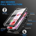 thumbnail image 2 of KOMI for Google Pixel 9 Pro XL Case Waterproof, Clear Water Proof Shockproof Dustproof Snowproof Full Body Rugged Transparent Underwater Phone Cover Built-in Screen Protector, 2 of 5