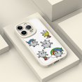 thumbnail image 3 of Proteja su iPhone con esta innovadora funda de goma TPU, que presenta un diseño minimalista y llamativo de dibujos animados., 3 of 3