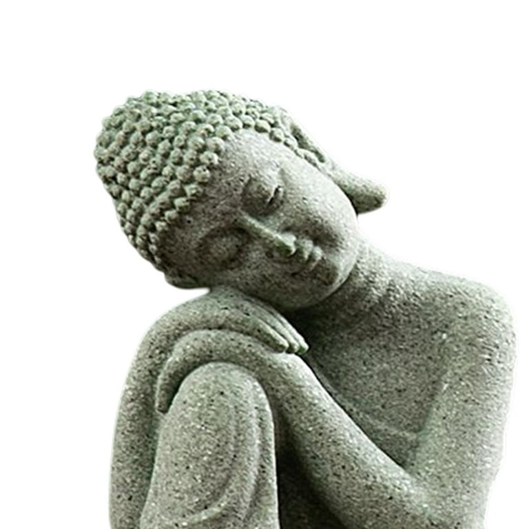 Handmade Sandstone Buddha Statue Ornament  Garden Outdoor Living Room –  Buddha Decor