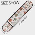 thumbnail image 3 of Yayeee Double Oven Mitt Kitchen Heat Resistant Baking 35" x7" Quilted Glove, Red Nordic Christmas, 3 of 6