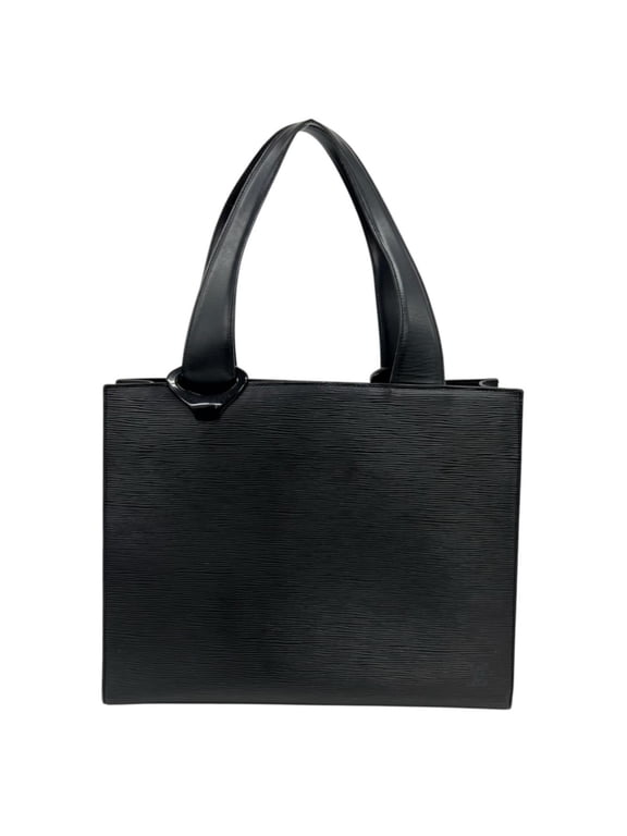 Pre-Owned LOUIS VUITTON LV Louis Vuitton Tote Bag Gemo Epi M52452 Handbag Black Men's Women's