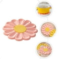 thumbnail image 2 of Flower Potholder Hot Pad for Kitchen Tripod Holders Placemats Desk Dishes Daisy Shaped Bar Pink, 2 of 6