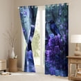 thumbnail image 3 of Castle Fairy Wolf Crow Black Out Curtains,Rose Butterfly Curtains Pack of 2 (42x63 Each), 3 of 6
