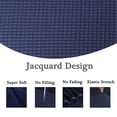 thumbnail image 3 of PiccoCasa Stretch Thick Sofa Slipcover Jacquard Couch Protector, 2 Seater (53" - 67"), Navy Blue, 3 of 6