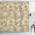 thumbnail image 1 of Ambesonne Floral Shower Curtain, Daisies Romantic Ornate, 69"Wx84"L, Tan Pink Cream, 1 of 3