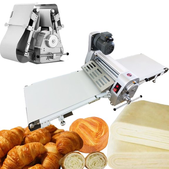 Commercial Electric Use Dough Sheeter Table Type Folding Pastry Machine Croissant Pastry Machine