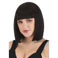 thumbnail image 2 of Women's Deep Black Bob Wig, 2 of 4