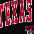 thumbnail image 4 of Men's Colosseum Black Texas Tech Red Raiders Arch & Logo Crew Neck Sweatshirt, 4 of 4