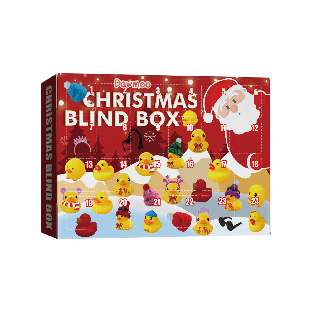 2022 Christmas Rubber Duck Advent Calendar Exquisite Presents Box Super Value Pack Holiday