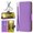 Violet, variant on Allytechgroup Flip Wallet Phone Case for iPhone 16 Pro with Lanyard, RFID Blocking PU Leather Case with Kickstand Credit Card Slot Full Body Protective for iPhone 16 Pro, Violet