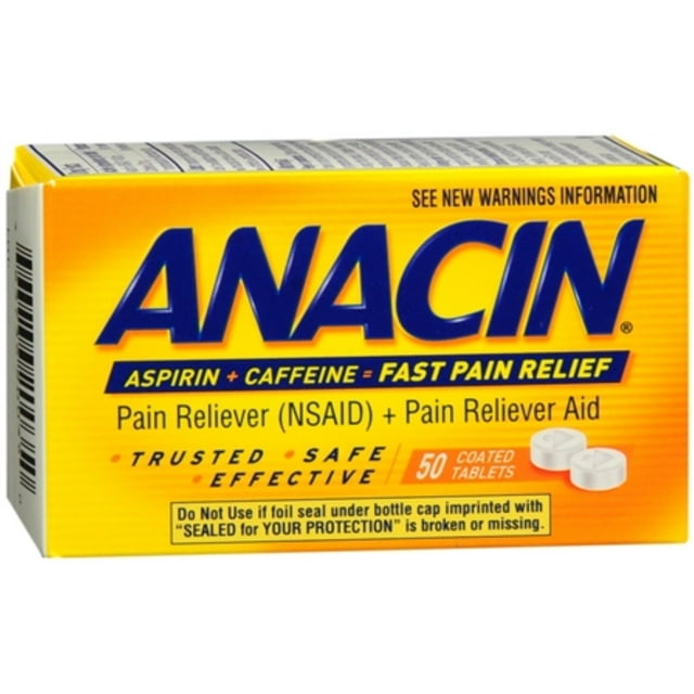 Anacin Tablets 50 Tablets (Pack of 2)