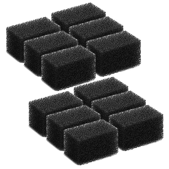 Genligt 12 Pack Sponges Foam Filters, for 2.5 L/ 84 oz Cat Water Fountain Filters, Automatic Pet Fountain Filter Replacement
