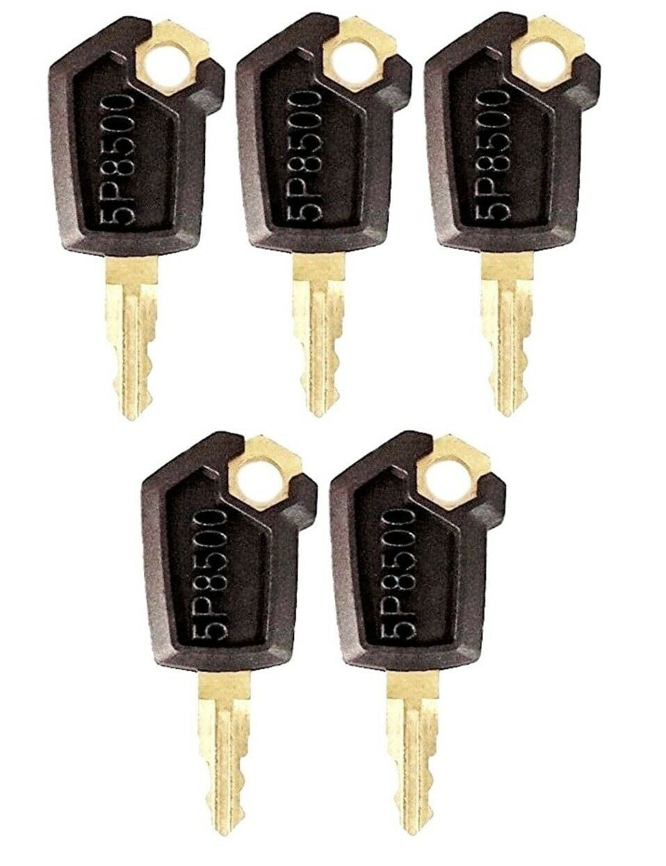 5 Pack Keys for CAT Caterpillar Heavy Equipment Ignition Key 5P8500 (5