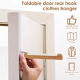thumbnail image 2 of Austok 2 Pcs Over The Door Hanger Folding Clothes Drying Rack Space Saving Over Door Drying Rack Portable Over The Door Clothes Drying Rack for Closet Laundry Room Bathroom, 2 of 10
